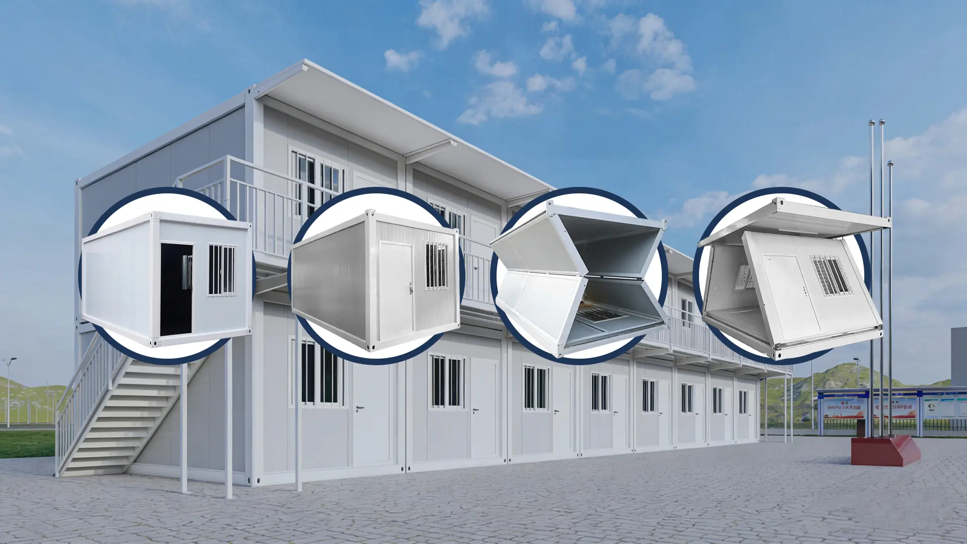 Solusi Rumah Kontainer Prefabrikasi &amp; Modular Lengkap