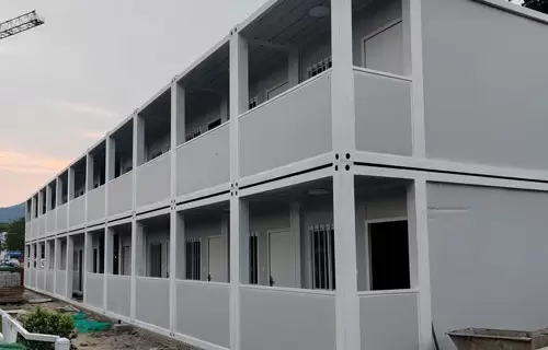 Rumah Kontainer paket datar