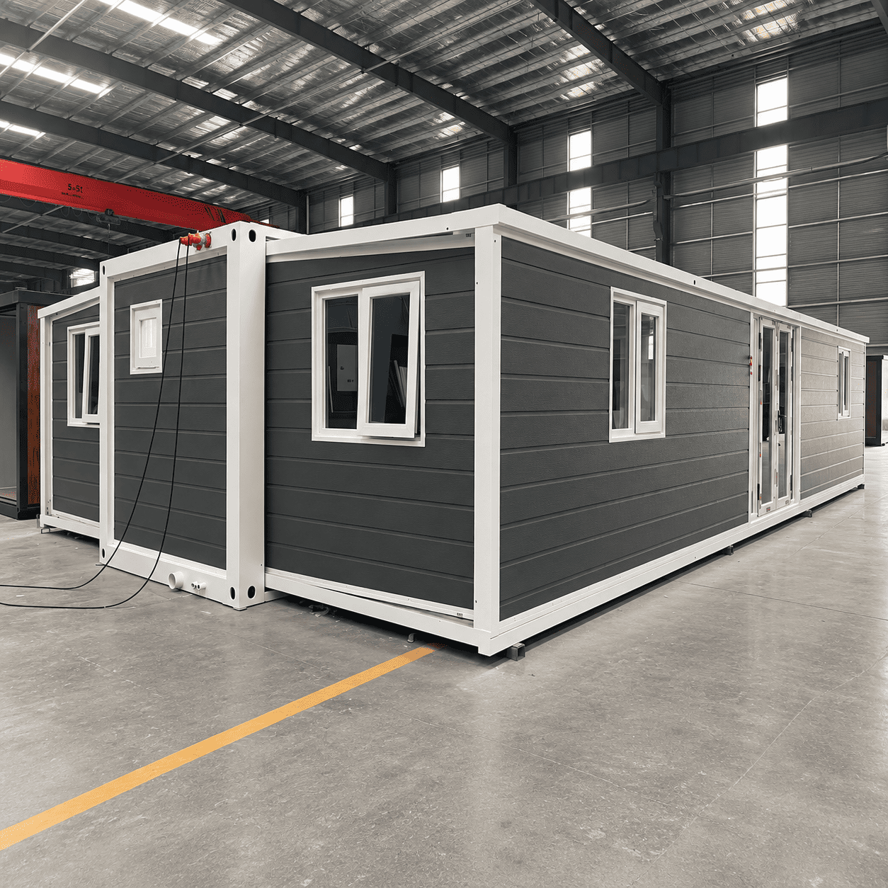 Rumah Kontainer Casa Box 40ft yang Dapat Diperluas | Rumah Keluarga Prefab Mewah